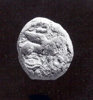 Sealing with stamp seal impression: sphinx — Unknown