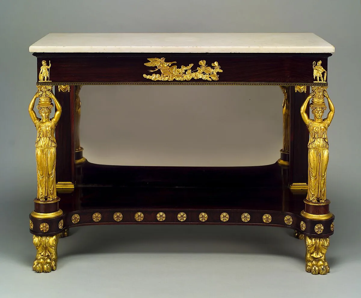 Pier table — Charles-Honoré Lannuier