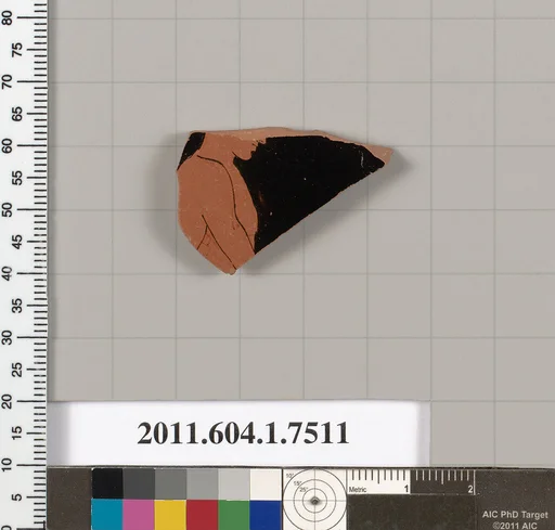 Terracotta fragment of a kylix (drinking cup)