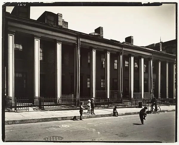 Willow Place, Nos. 43-49 — Berenice Abbott