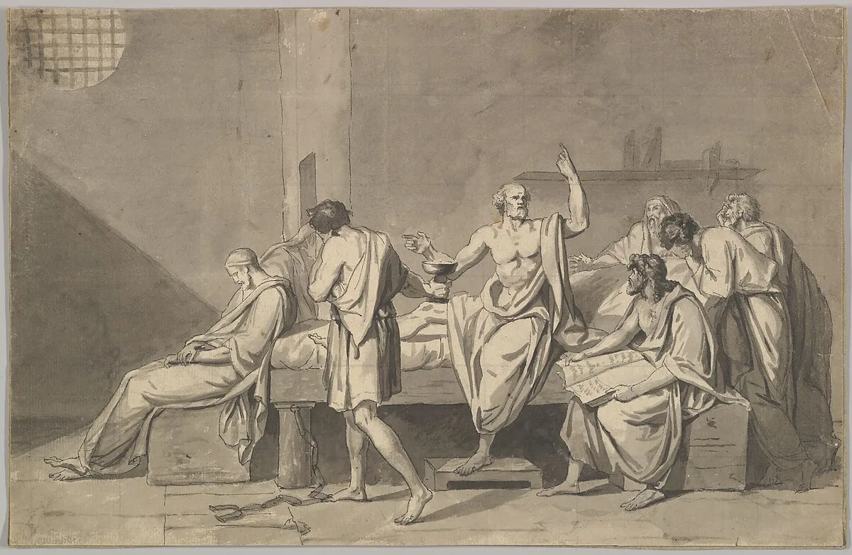The Death of Socrates — Jacques Louis David
