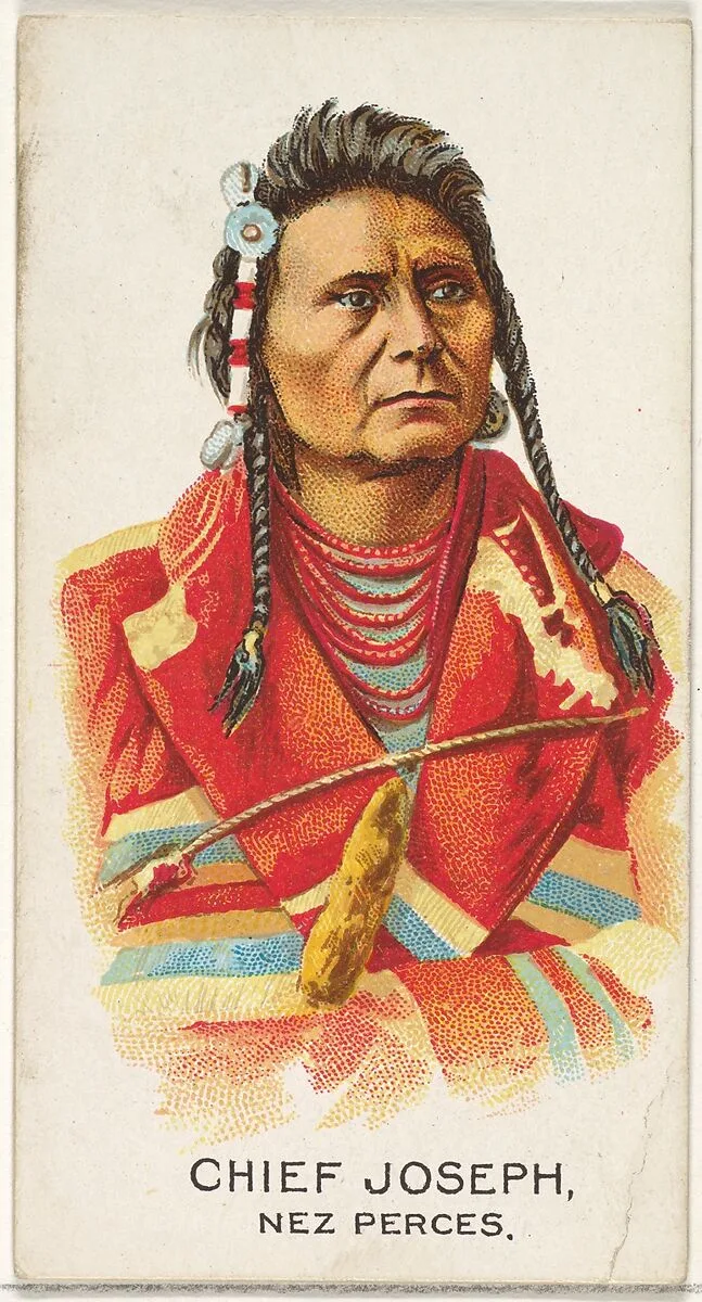 Chief Joseph, Nez Perces, from the American Indian Chiefs series (N2) for Allen & Ginter Cigarettes Brands — Allen & Ginter