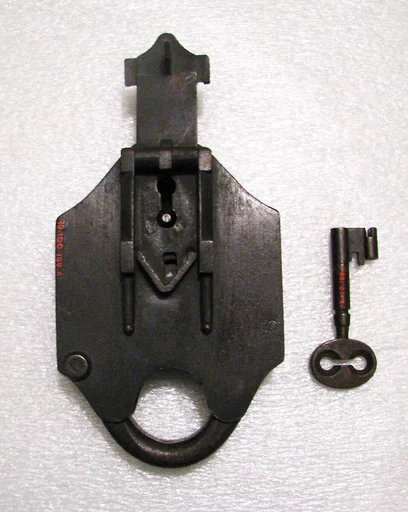 Padlock with key
