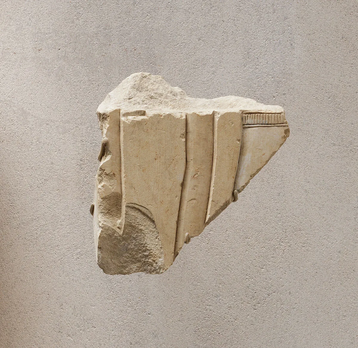 Relief fragment from a procession of attendants - see 31.3.1-1 — Unknown