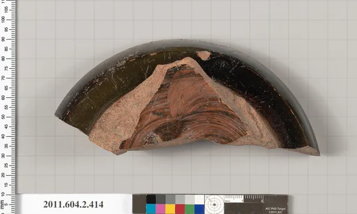 Terracotta fragment of a column-krater (bowl for mixing wine and water)