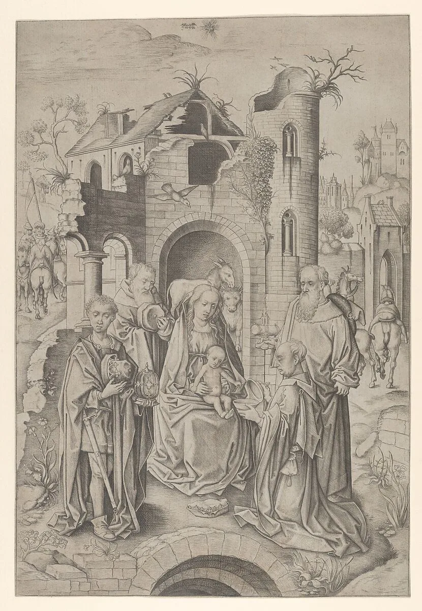 Adoration of the Magi — Master IAM of Zwolle