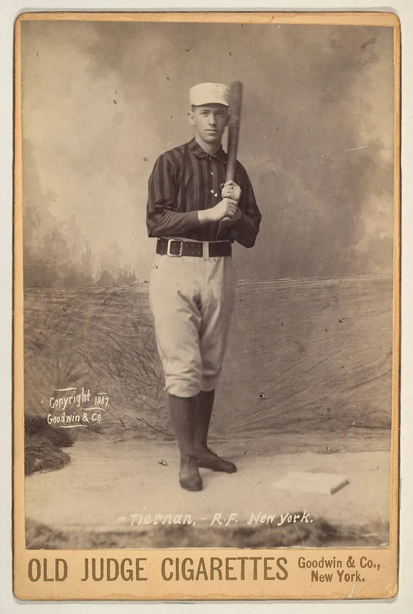Tiernan, Right Field, New York, from the series Old Judge Cigarettes — Goodwin & Company
