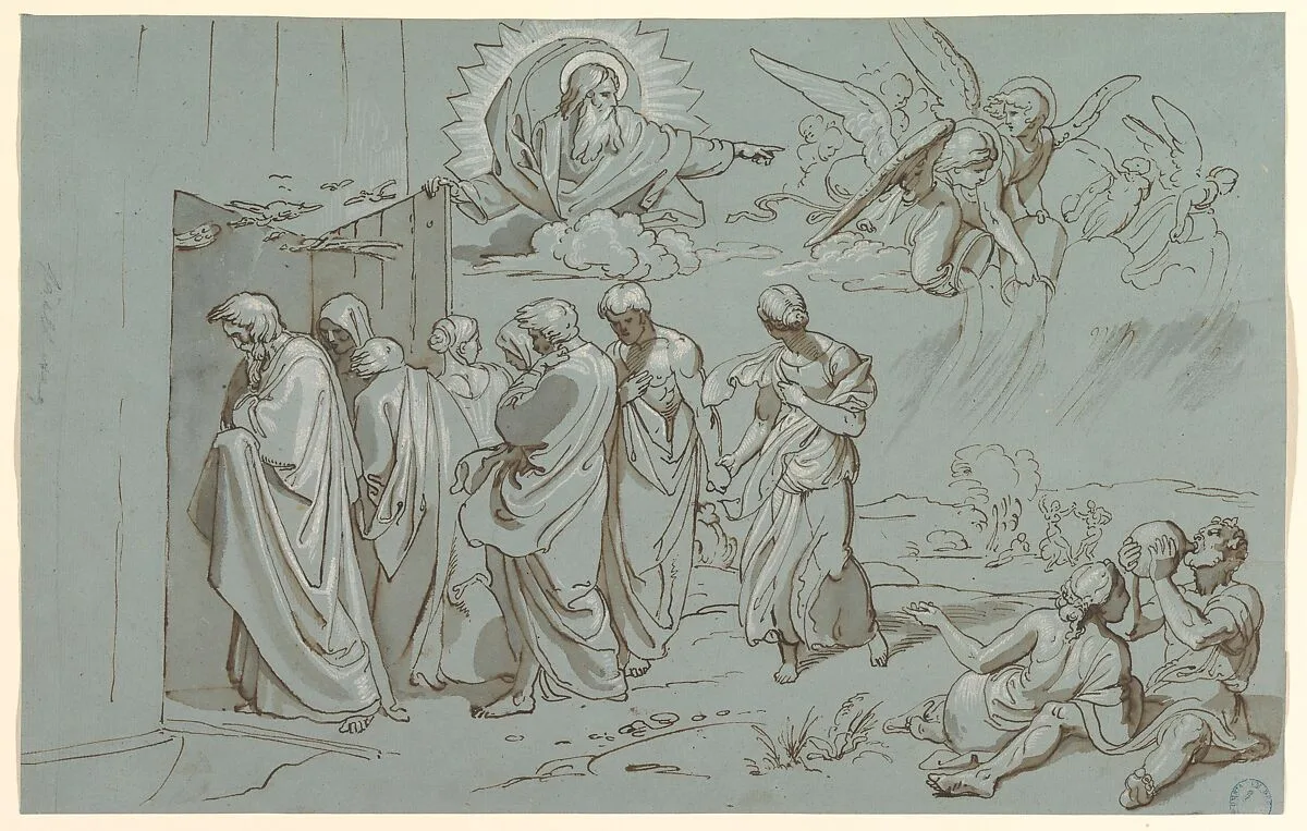 God Summons Noah and His Family into the Ark — Joseph von Führich