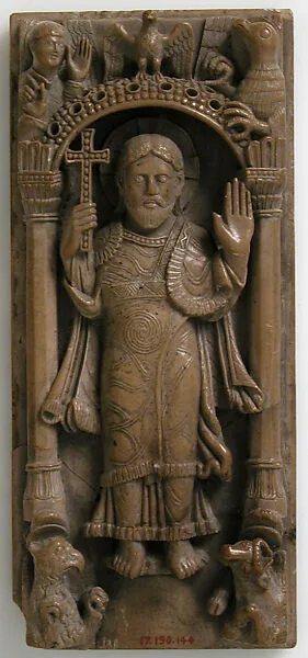 Christ Blessing under Arch — Unknown