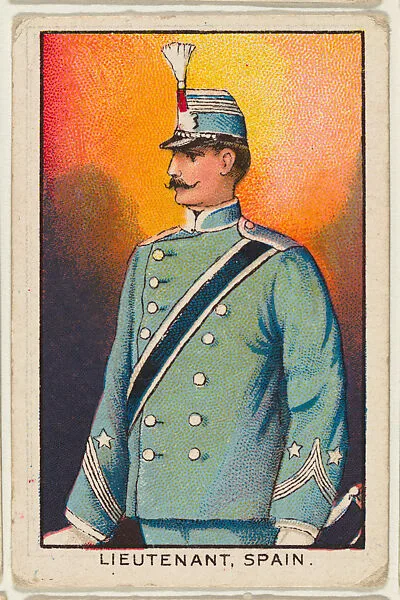 Lieutenant, Spain, from the Military series (T79) issued by the American Tobacco Company — American Tobacco Company