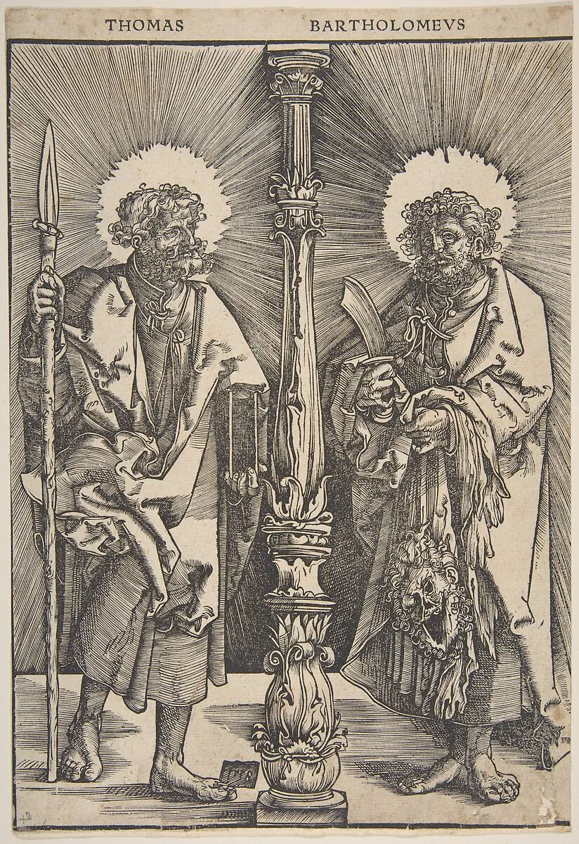 Sts. Thomas and Bartholomew — Monogrammist G.Z.