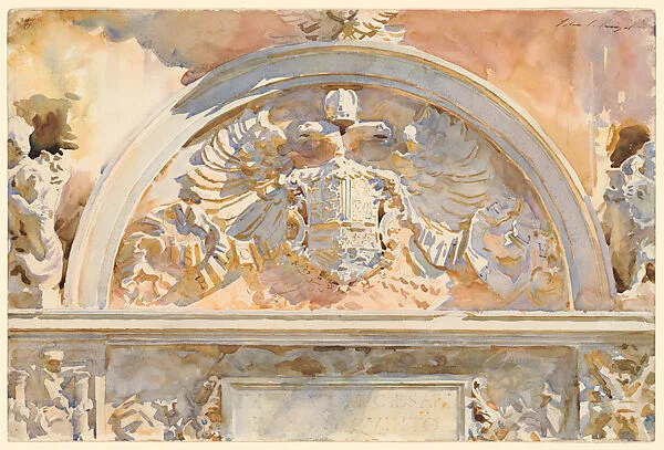Escutcheon of Charles V of Spain — John Singer Sargent