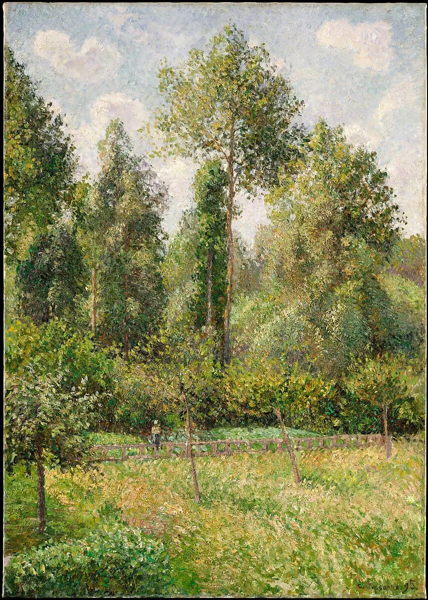 Poplars, Eragny — Camille Pissarro